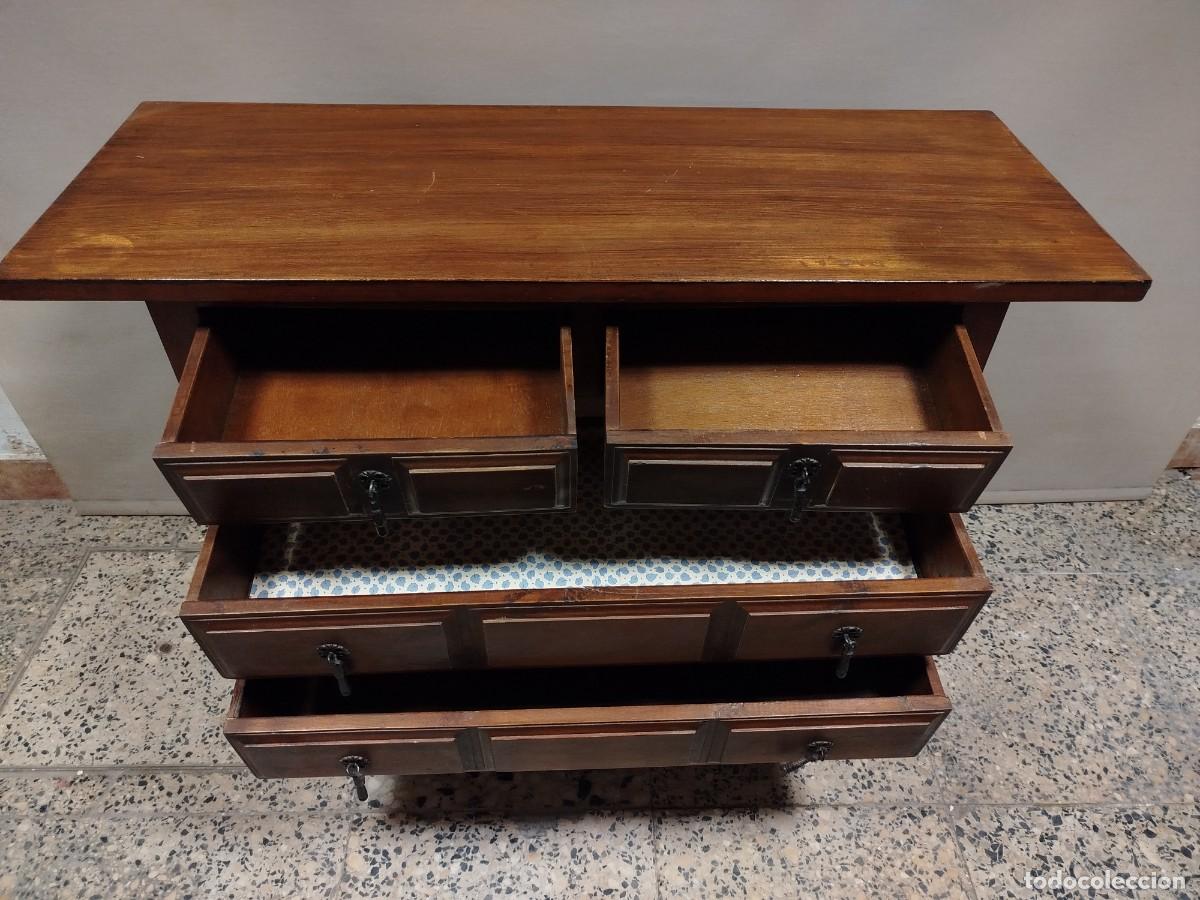 Antig&uuml;edades: COMODA RUSTICA CON 4 CAJONES - Foto 11