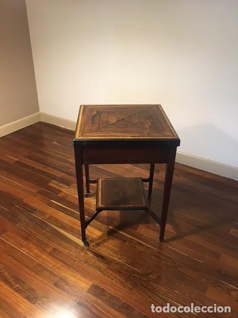 Antig&uuml;edades: Antigua mesa de juego - Foto 7