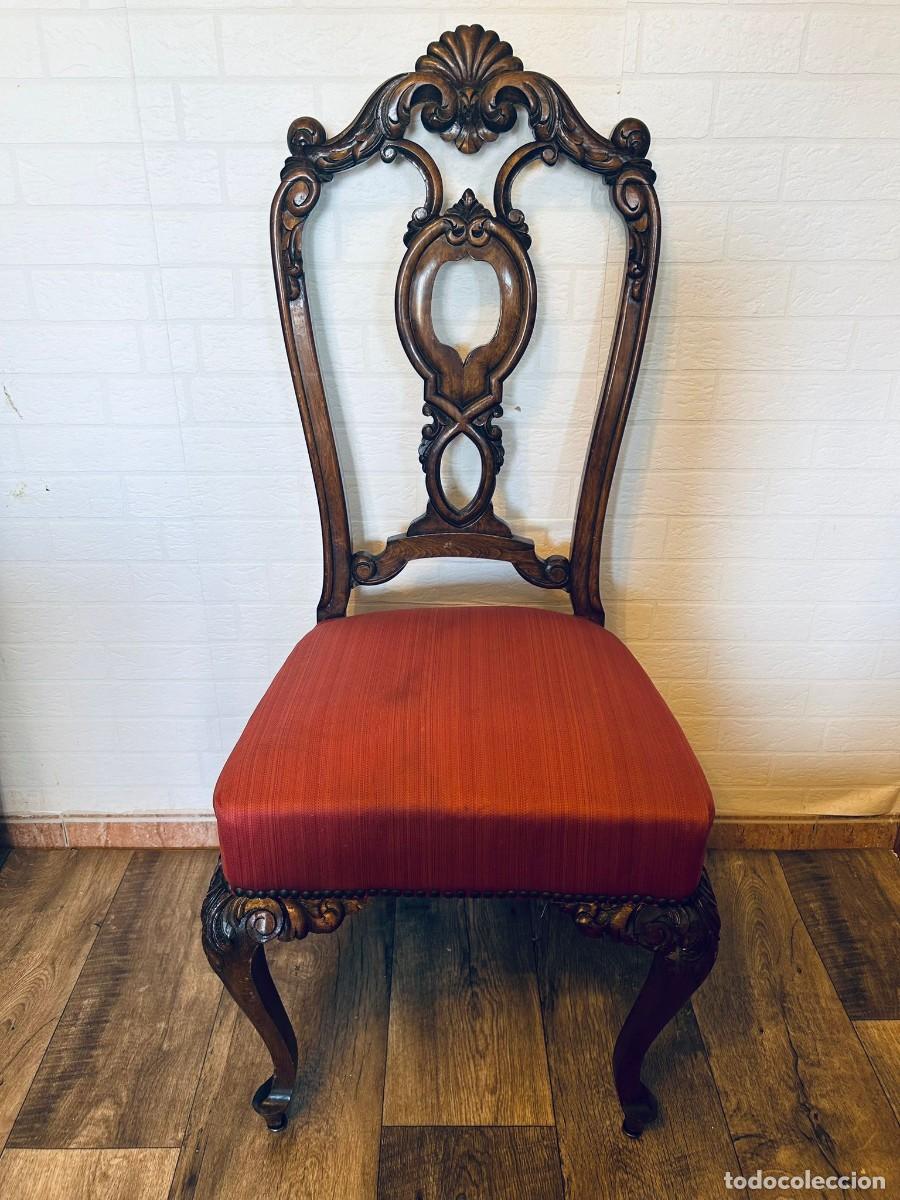 Antig&uuml;edades: Silla auxiliar antigua - Foto 1