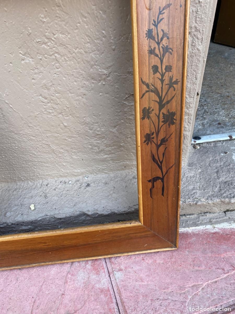 Antig&uuml;edades: 4 MARCOS ANTIGUOS MARQUETERIA - Foto 11