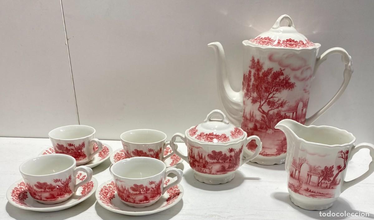 Antig&uuml;edades: JUEGO DE CAFE DE PORCELANA INGLESA ROYAL MAIL