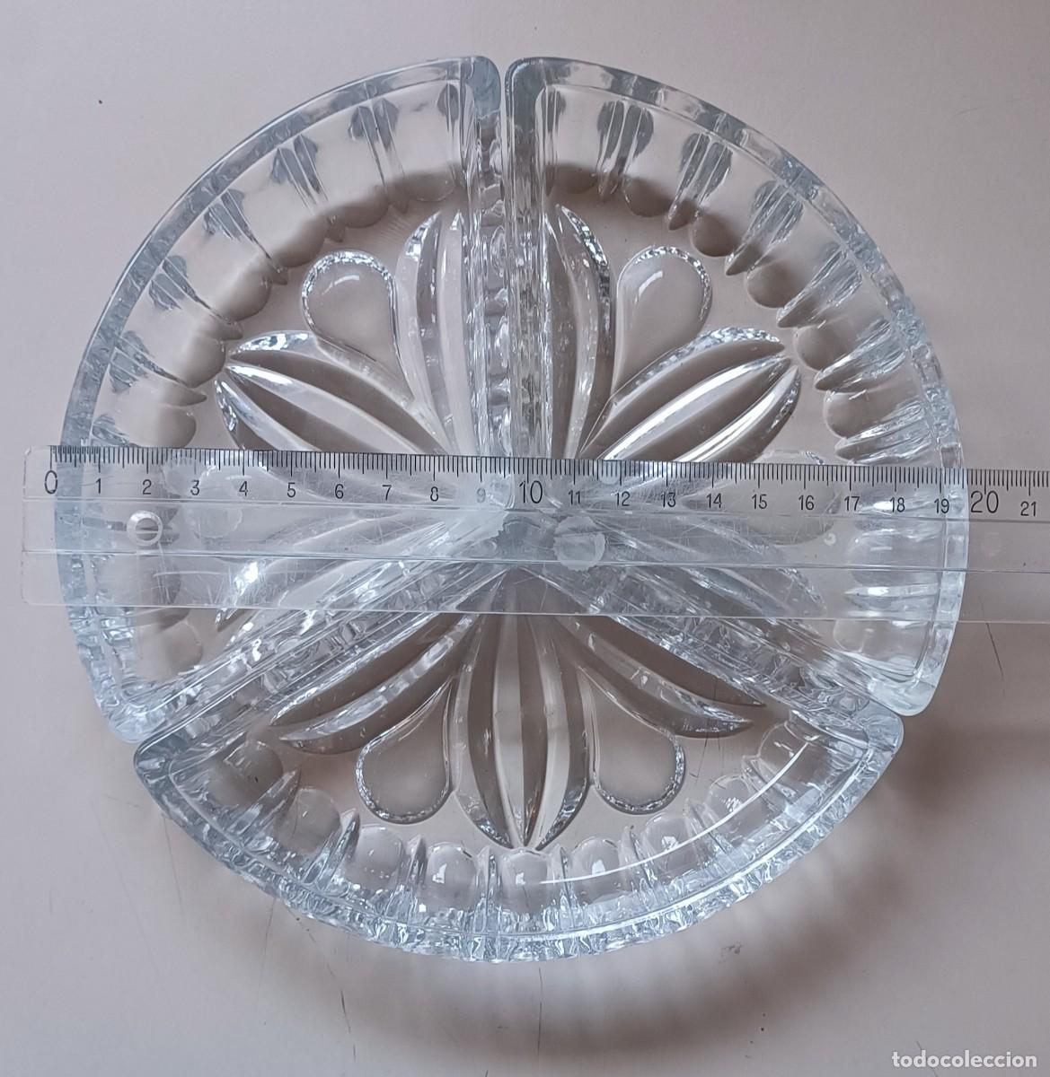 Antig&uuml;edades: Platos para aperitivos de cristal. - Foto 2