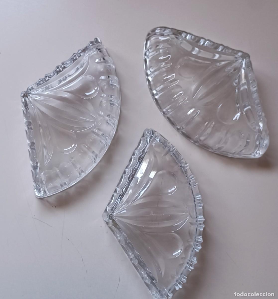 Antig&uuml;edades: Platos para aperitivos de cristal. - Foto 5