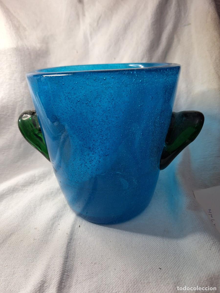 Antig&uuml;edades: Cubitera de cristal de Murano. - Foto 3