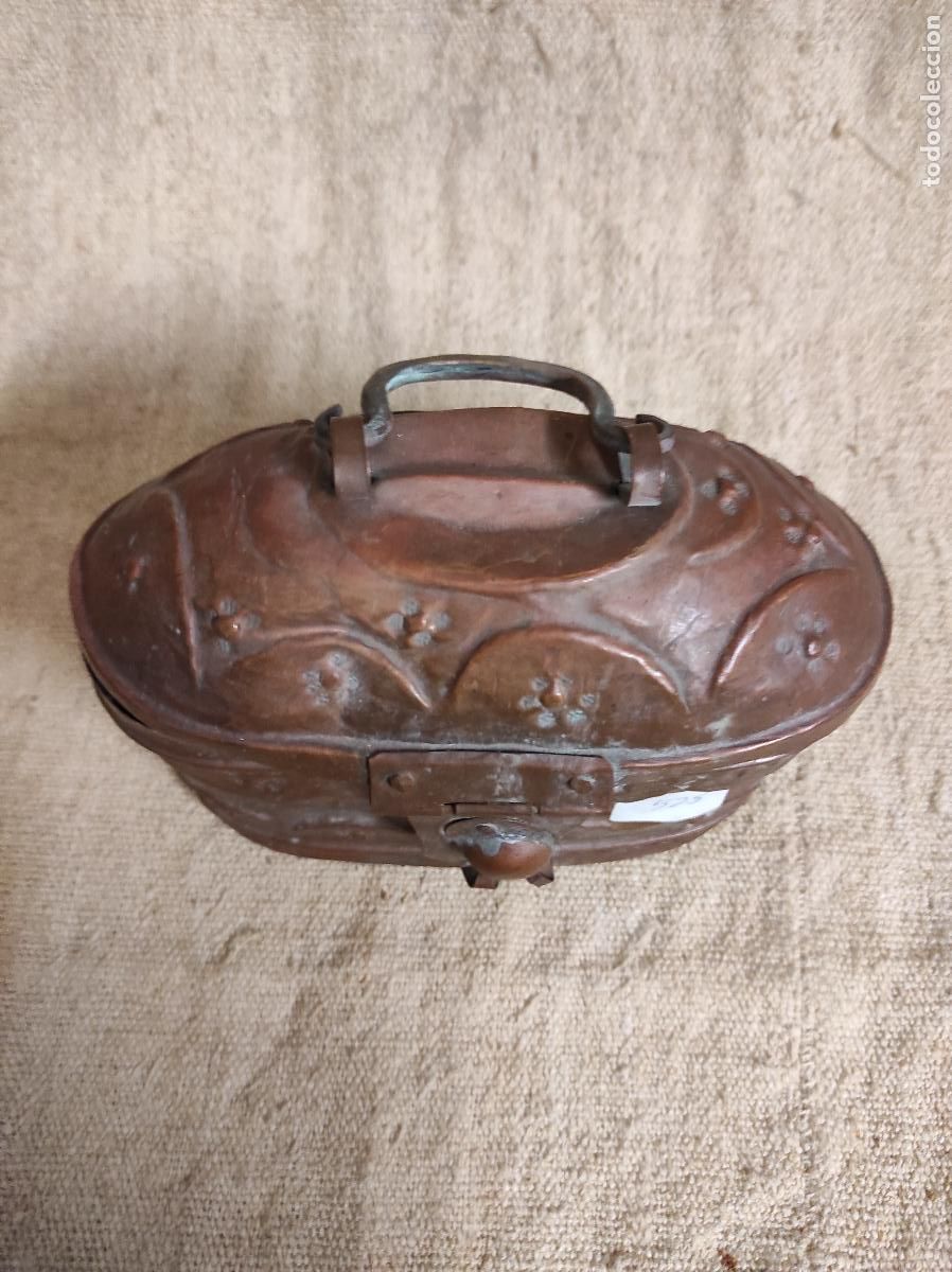 Antig&uuml;edades: cuenco cubo caldero de cobre caja - Foto 2