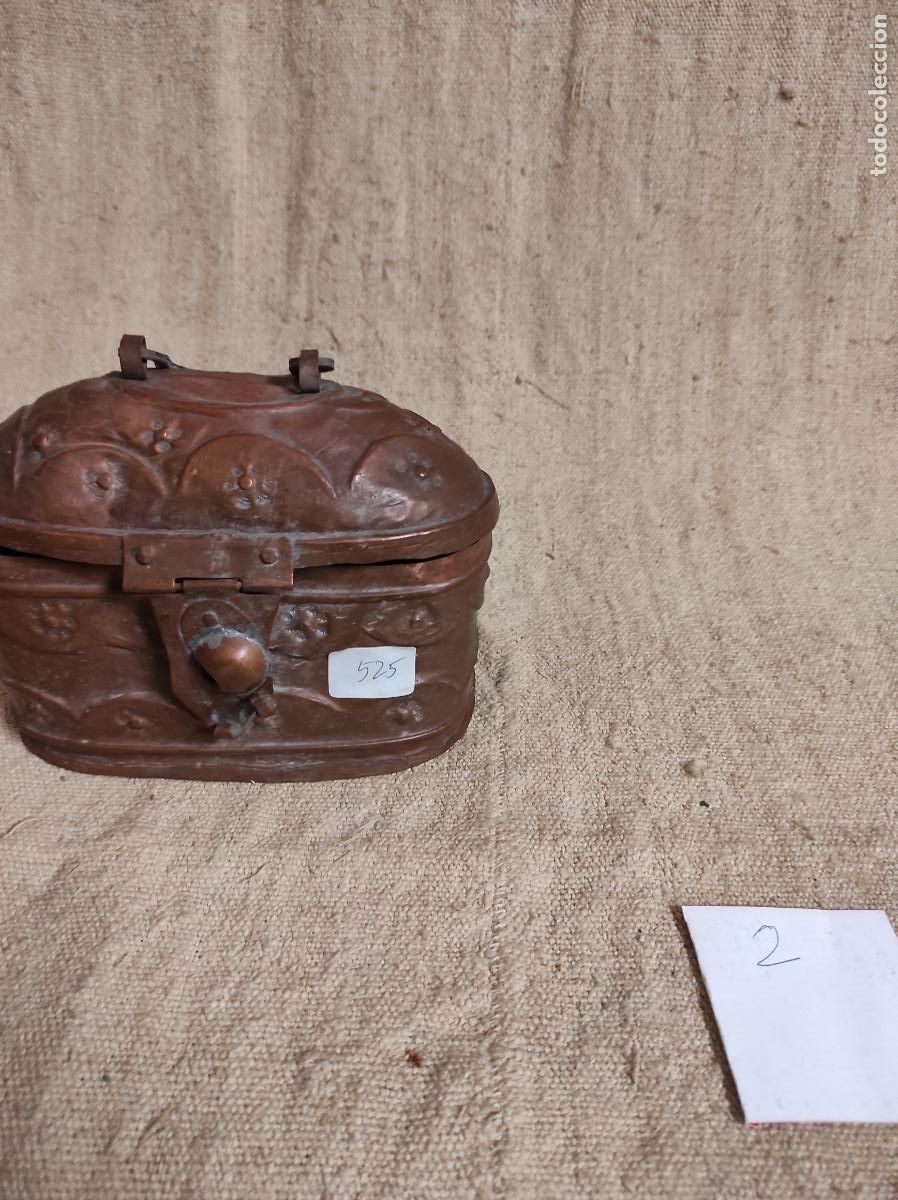 Antig&uuml;edades: cuenco cubo caldero de cobre caja - Foto 4