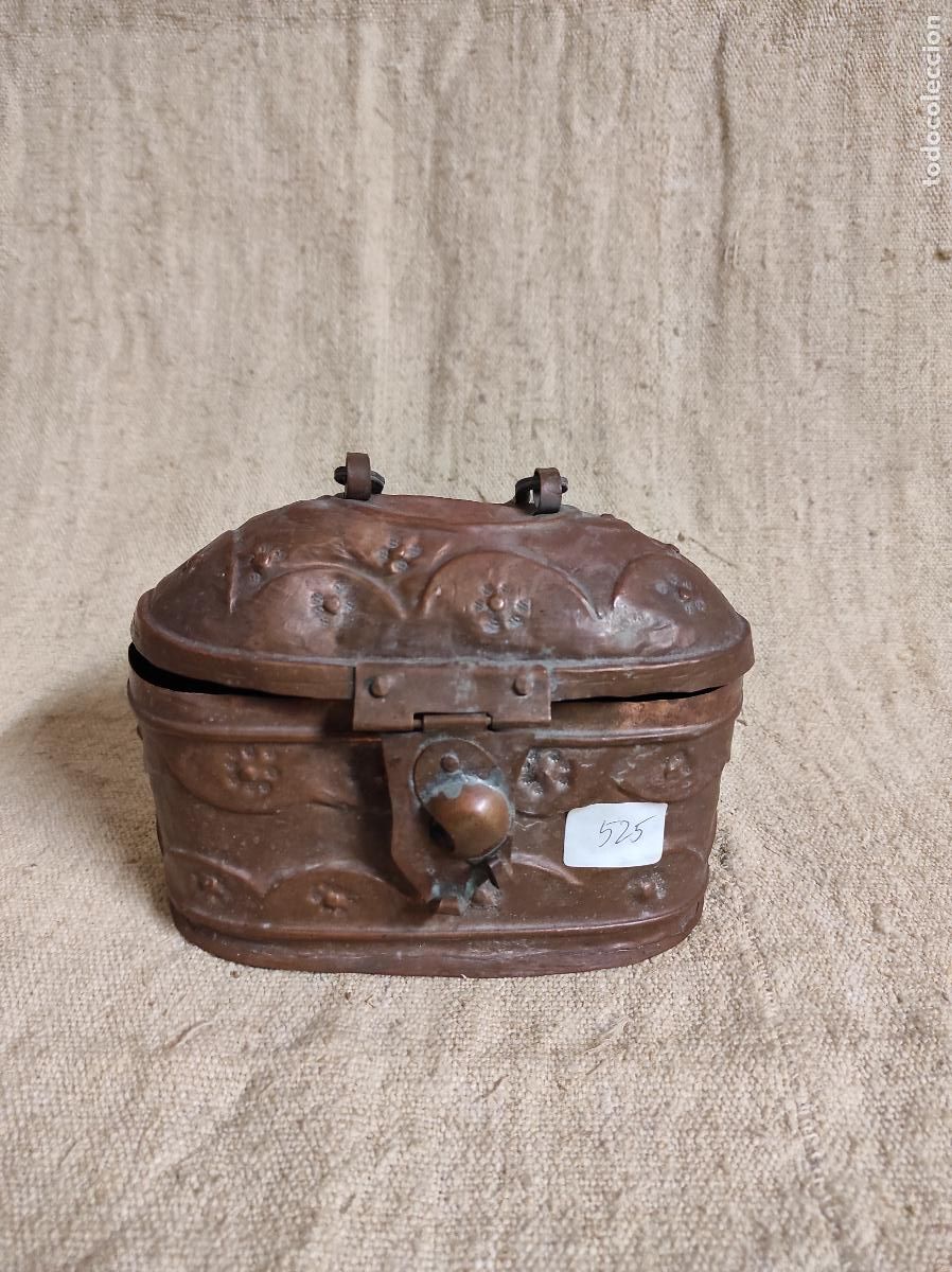 Antig&uuml;edades: cuenco cubo caldero de cobre caja - Foto 1