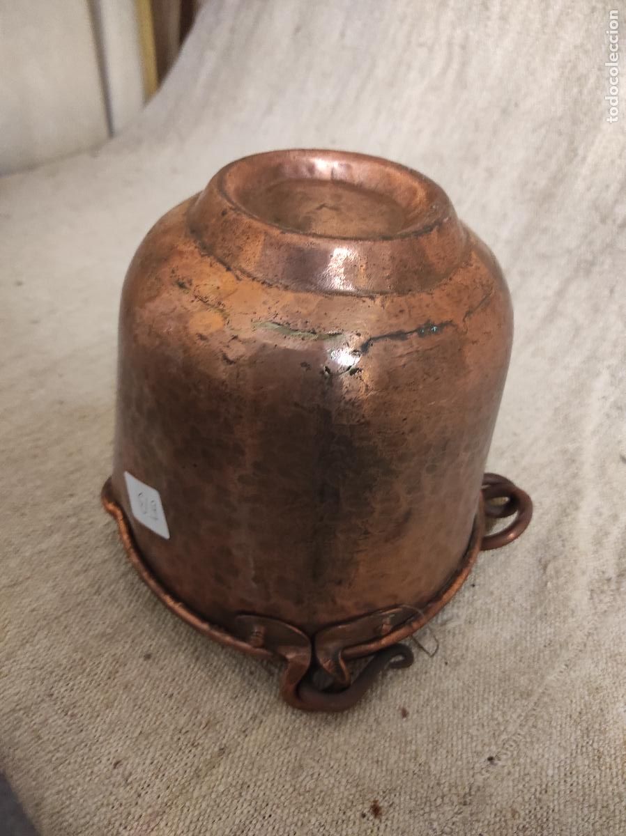 Antig&uuml;edades: cuenco cubo caldero de cobre cubo - Foto 2