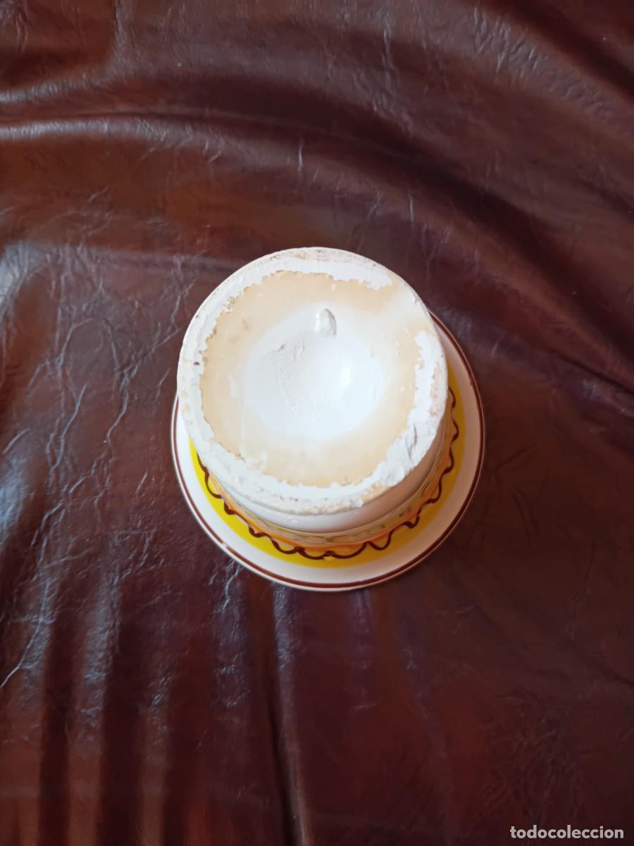 Antig&uuml;edades: Copa acampanada de cer&aacute;mica con decoraci&oacute;n - Foto 4