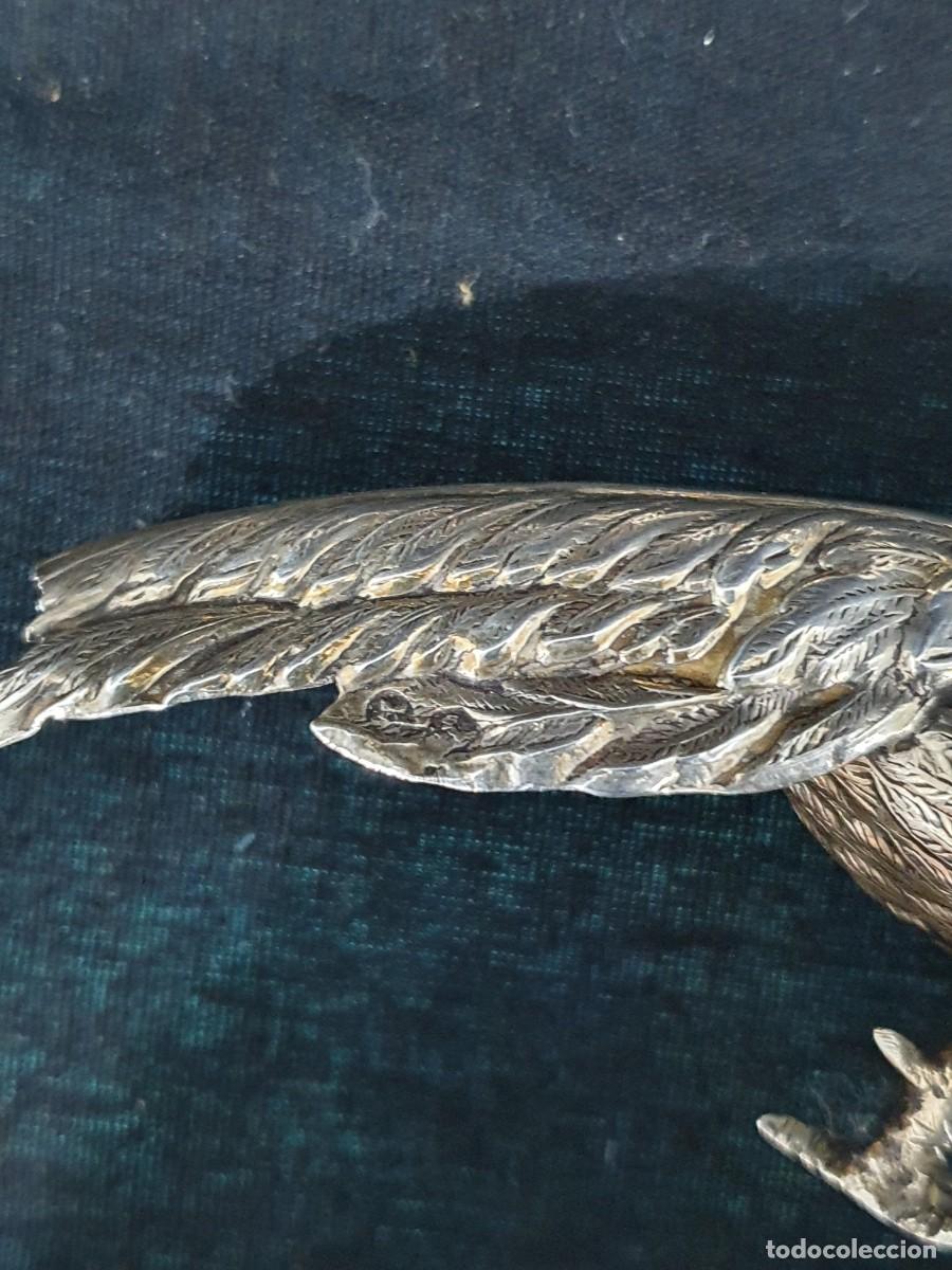 Antig&uuml;edades: Pareja de faisanes de plata - Foto 6
