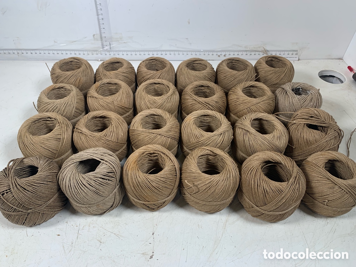 Antig&uuml;edades: 01_ Antiguas bobinas de hilo - Foto 2