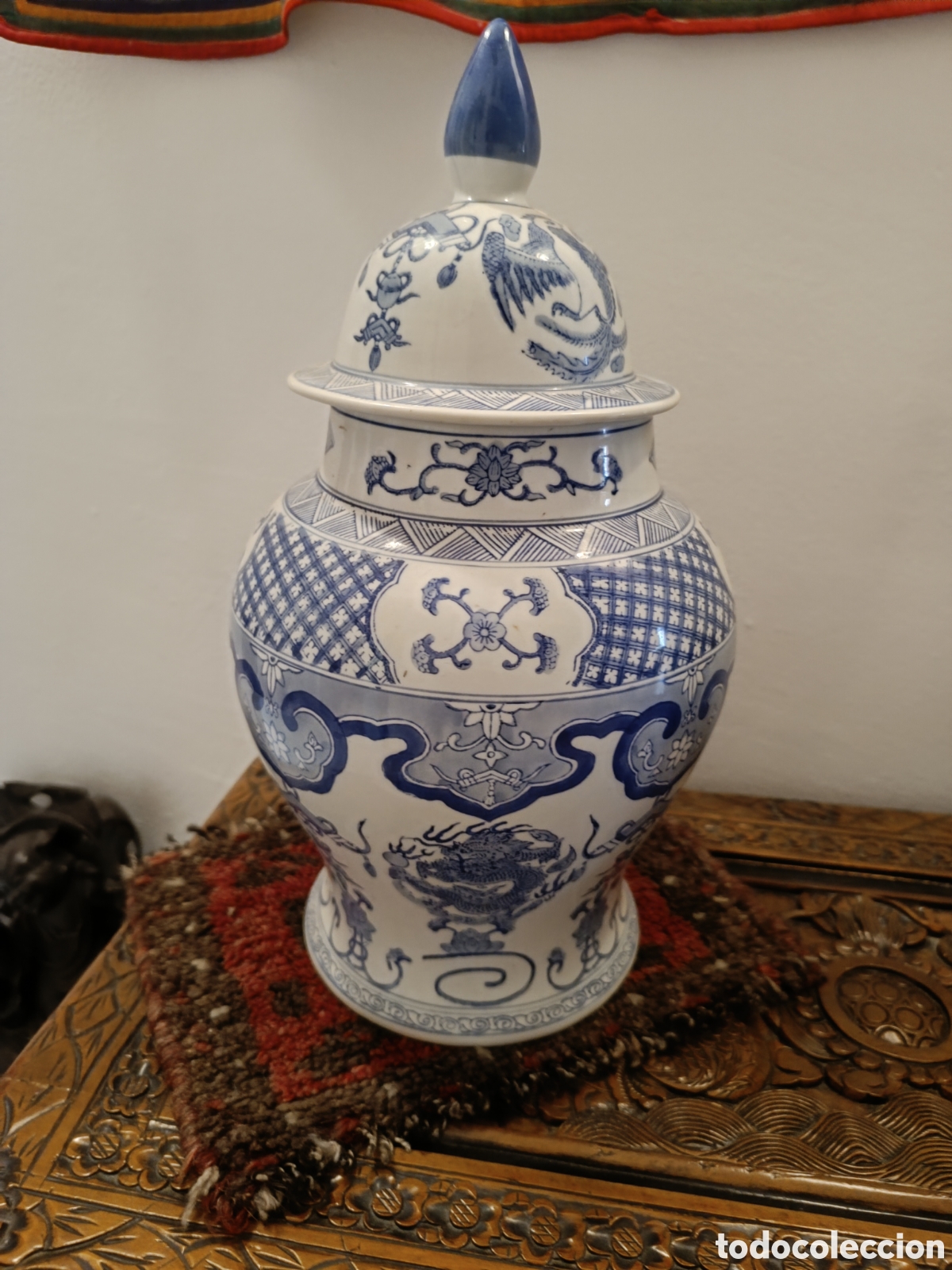 Antig&uuml;edades: Jarr&oacute;n chino porcelana - Foto 3