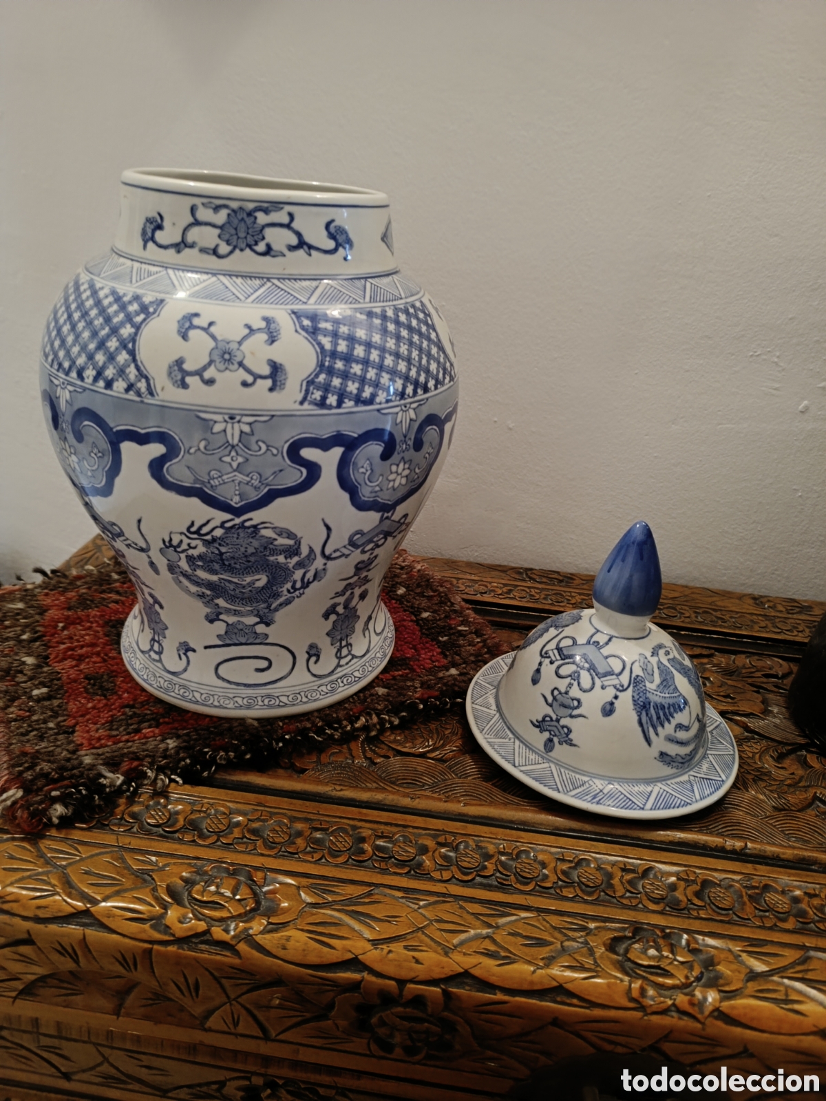 Antig&uuml;edades: Jarr&oacute;n chino porcelana - Foto 6