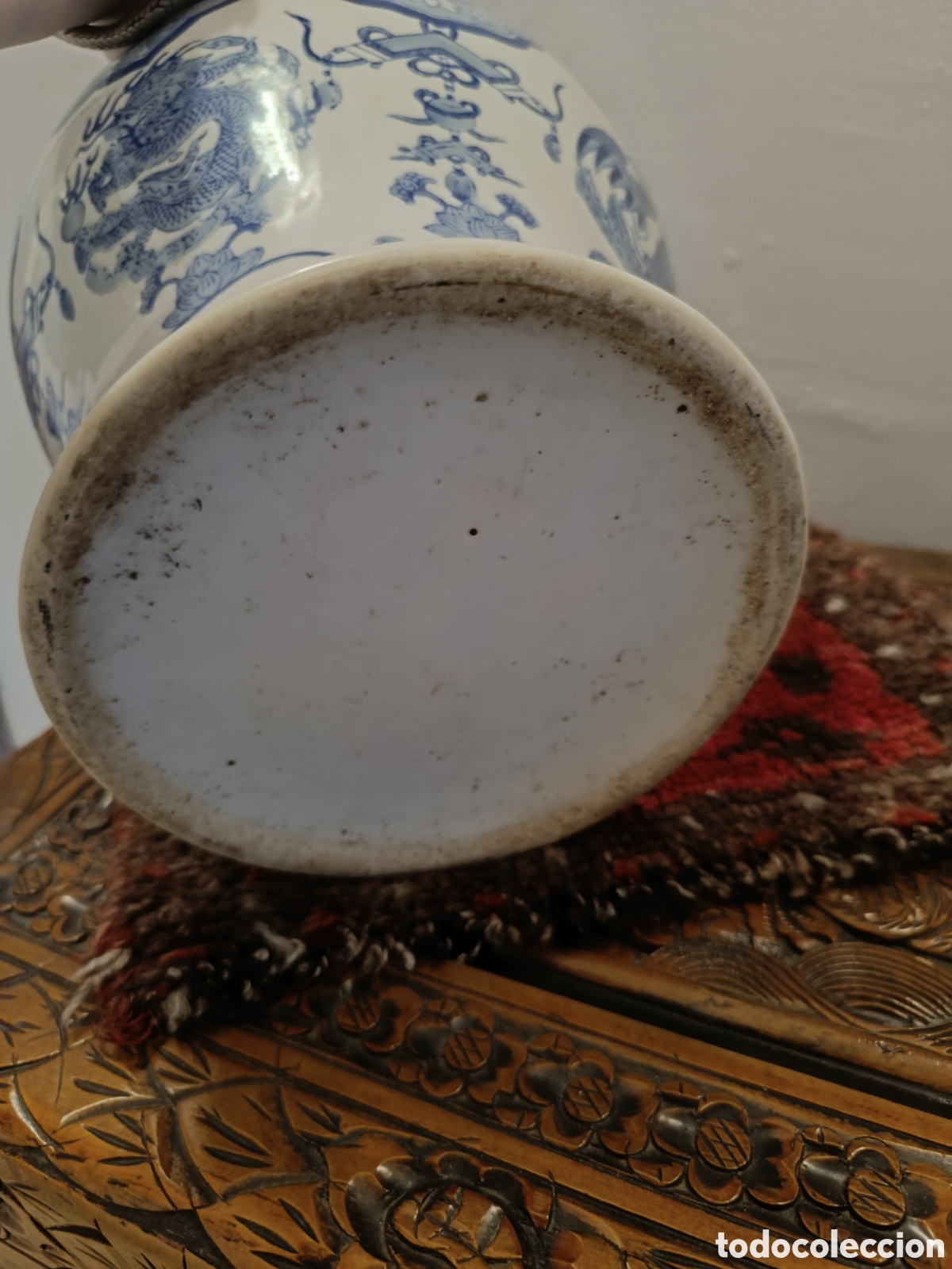 Antig&uuml;edades: Jarr&oacute;n chino porcelana - Foto 7