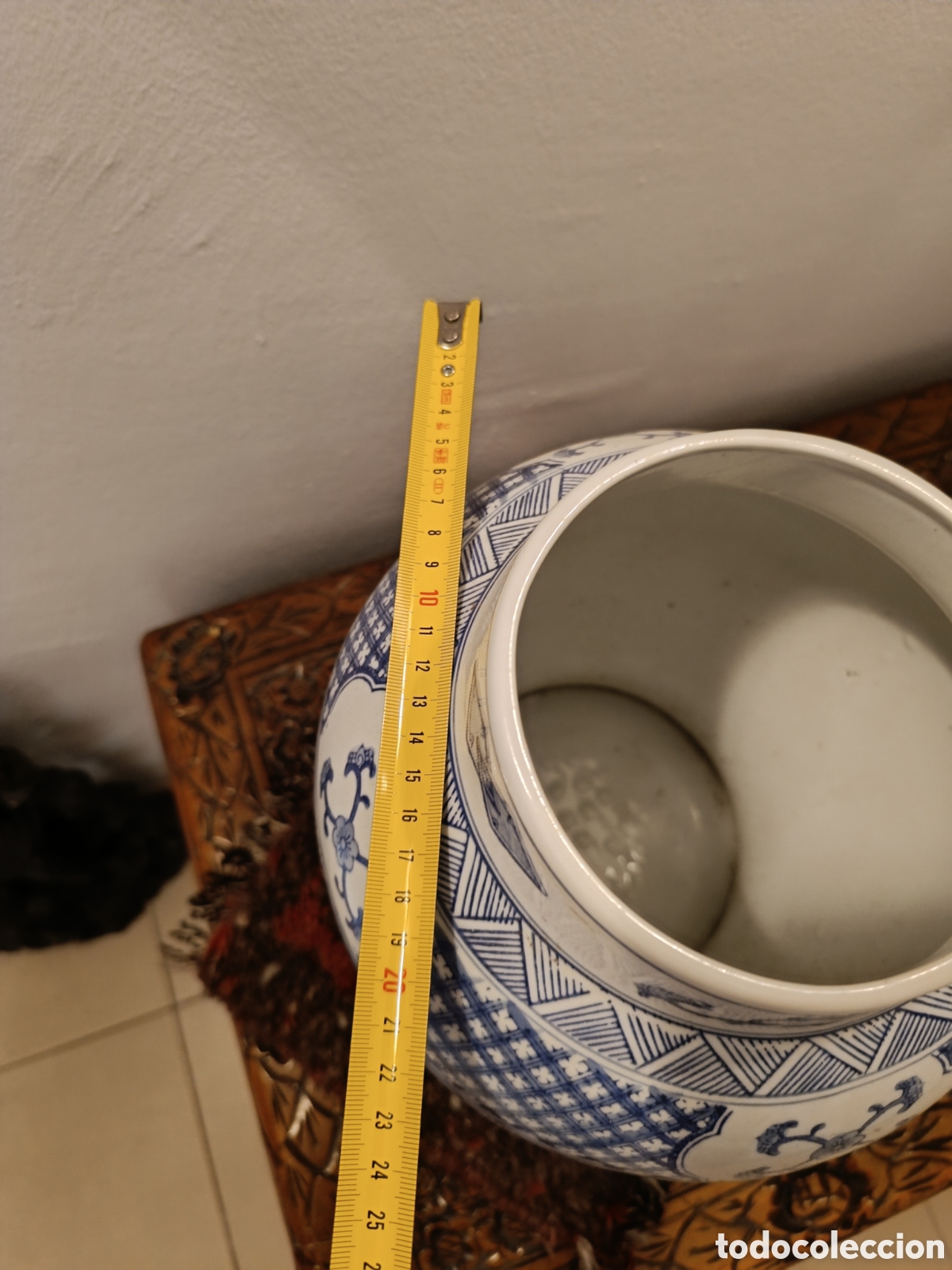Antig&uuml;edades: Jarr&oacute;n chino porcelana - Foto 8