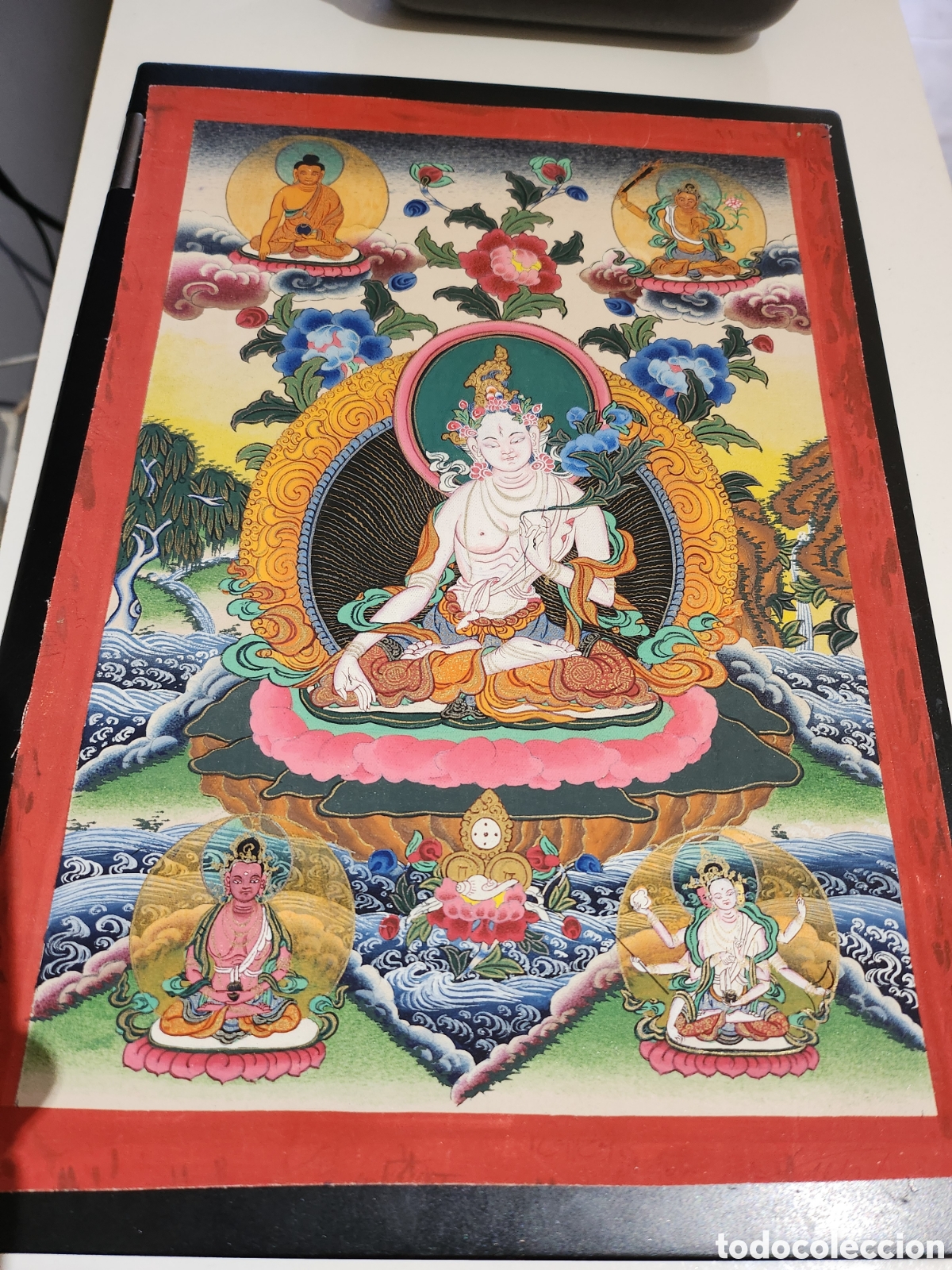 Antig&uuml;edades: TANKA NEPAL muy antiguo - Foto 1
