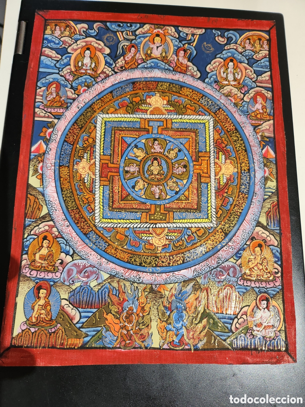 Antig&uuml;edades: TANKA NEPAL muy antiguo - Foto 1