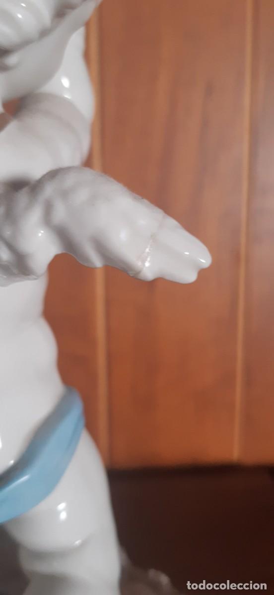 Antig&uuml;edades: ANTIGUA FIGURA DE ALGORA DE 26 CM.DE ALTA - Foto 6