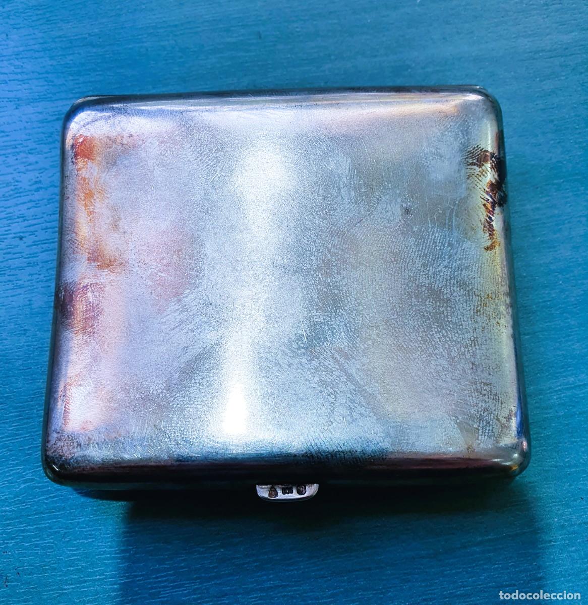 Antig&uuml;edades: Antigua pitillera de plata - Foto 5