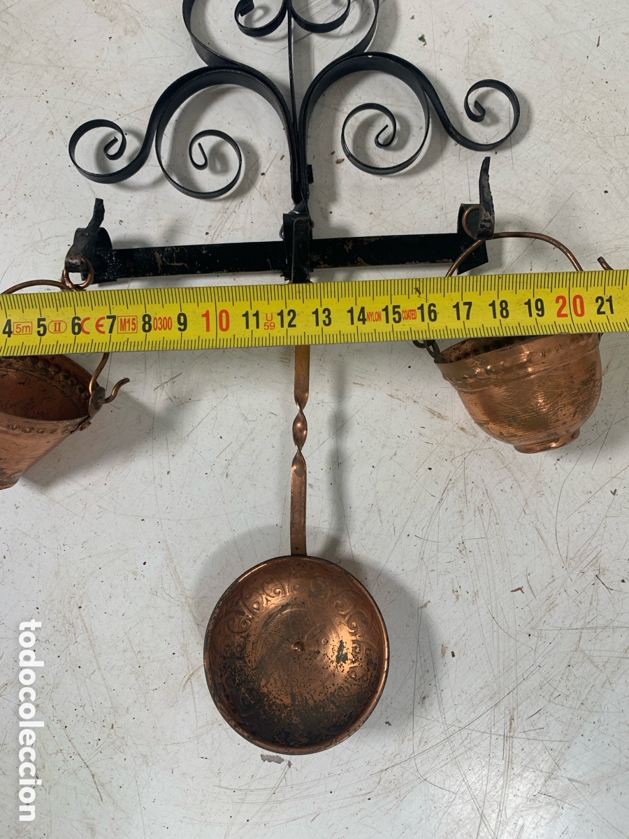 Antig&uuml;edades: 01_ Espetero con cacharros - Foto 4