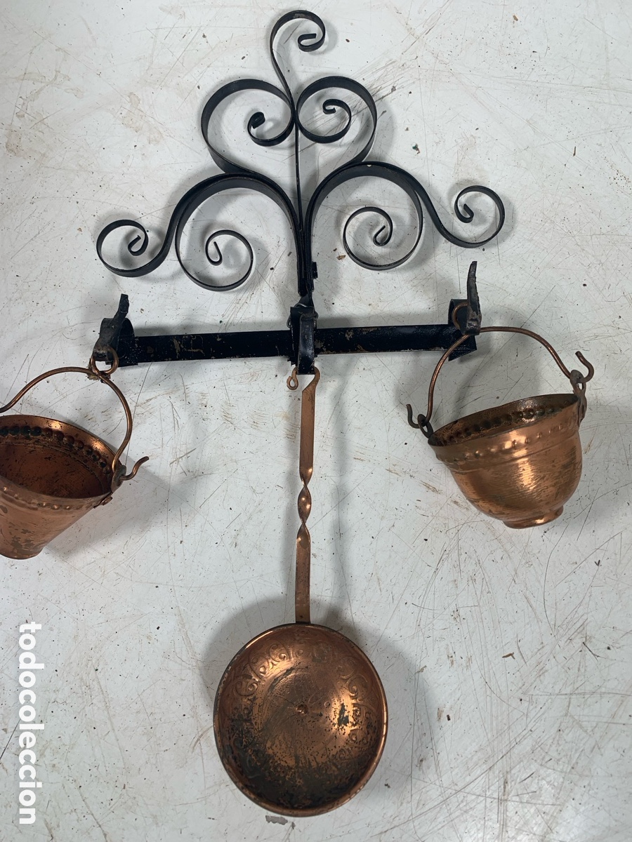 Antig&uuml;edades: 01_ Espetero con cacharros - Foto 5