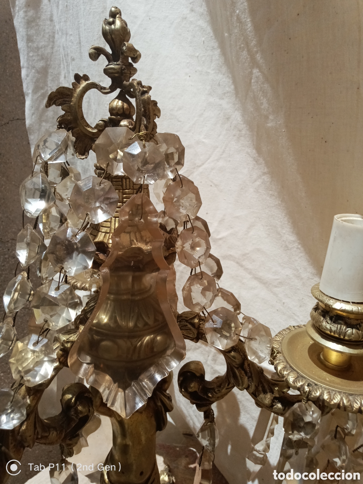 Antiques: Pareja de candelabros principios del siglo XX