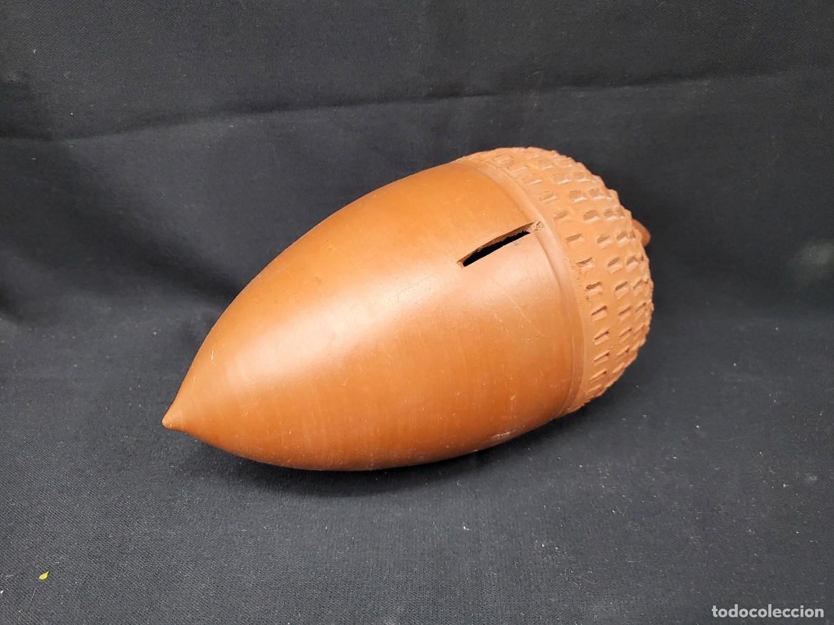 Antig&uuml;edades: HUCHA CON FORMA DE BELLOTA , CERAMICA - Foto 2