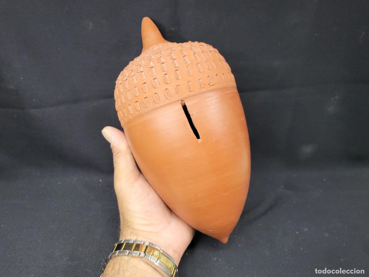 Antig&uuml;edades: HUCHA CON FORMA DE BELLOTA , CERAMICA - Foto 4