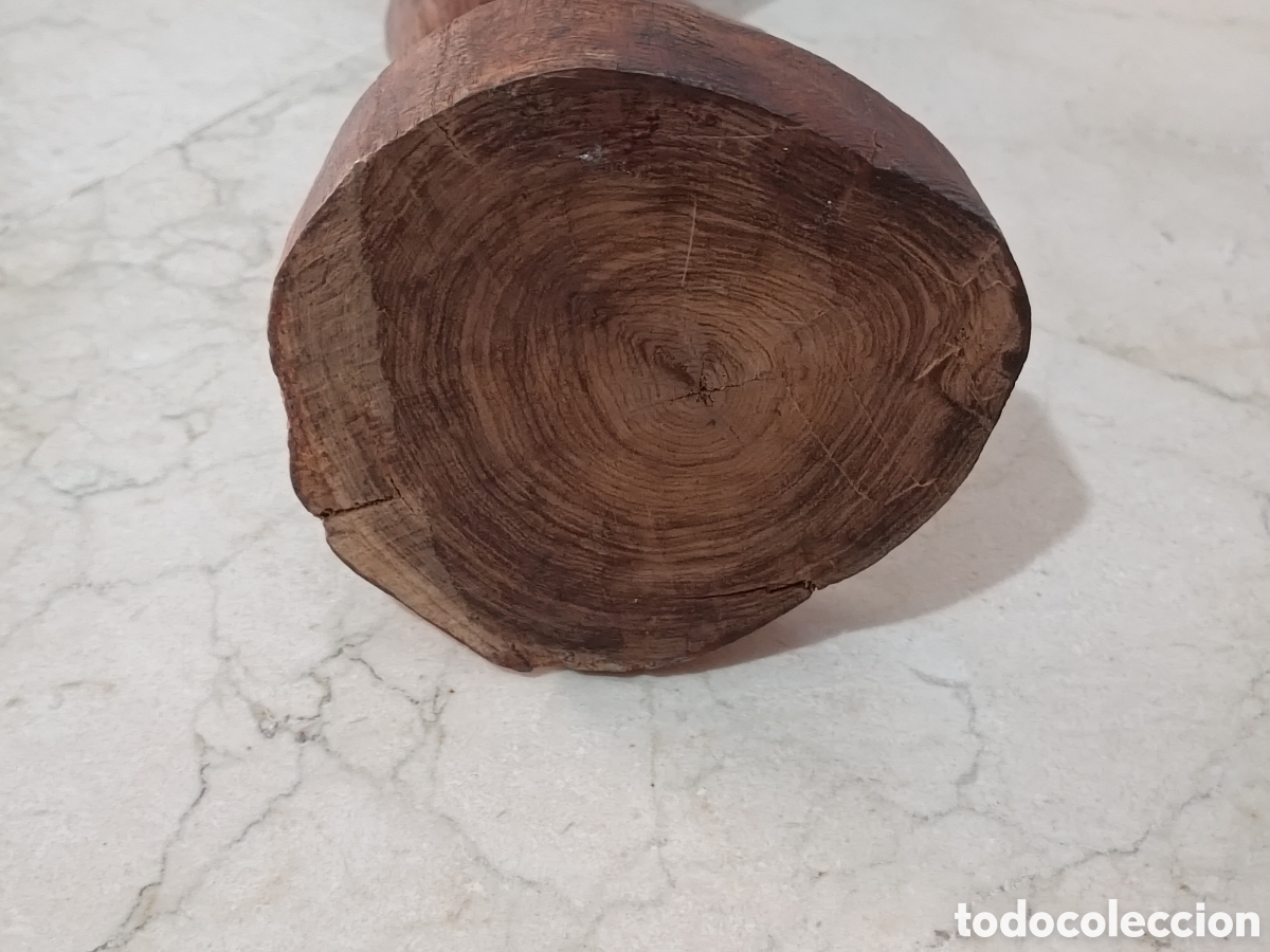 Antig&uuml;edades: Figura realizada en madera - Foto 4
