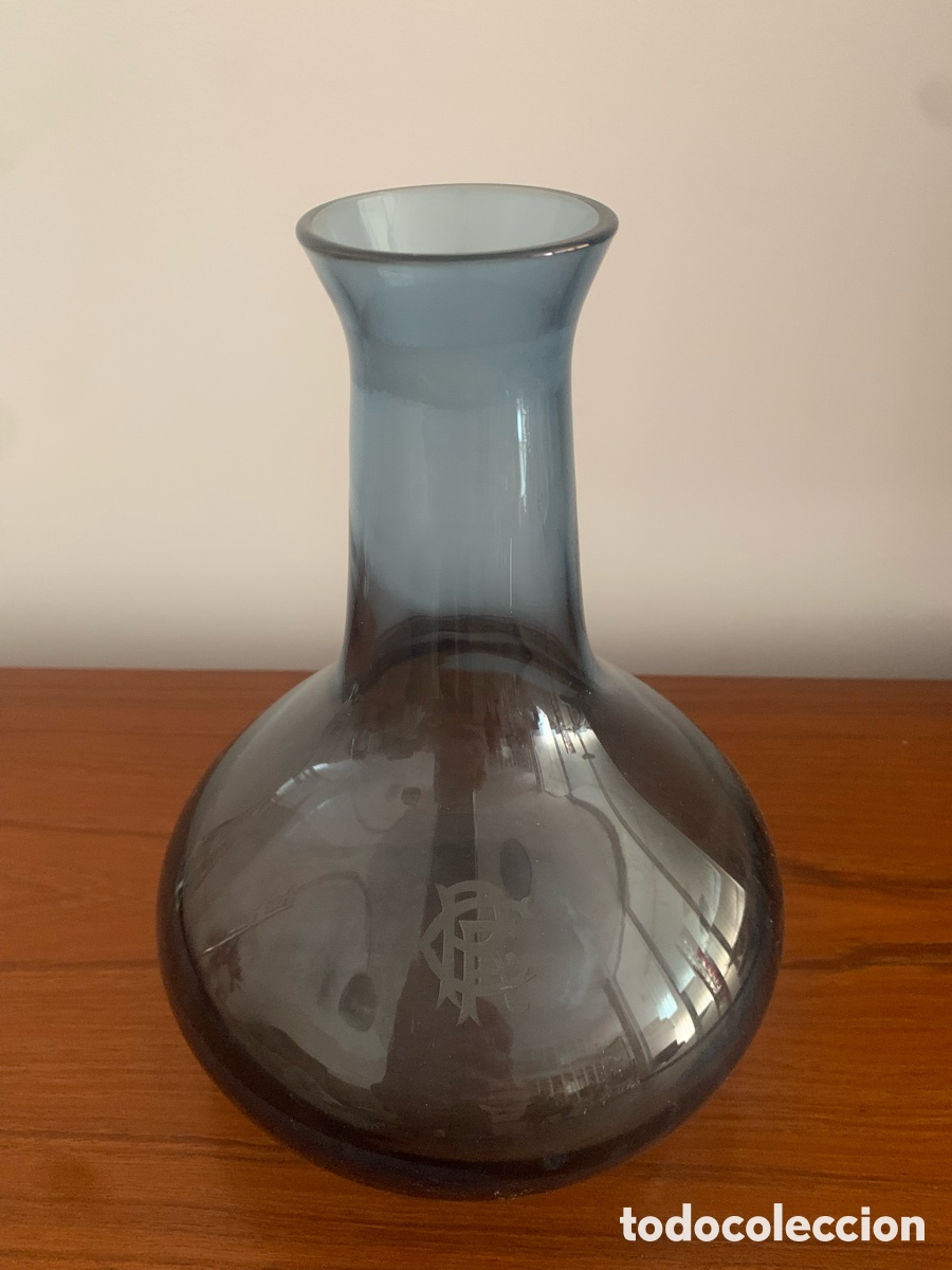 Antig&uuml;edades: Antigua botella-decantador Azul - Foto 3