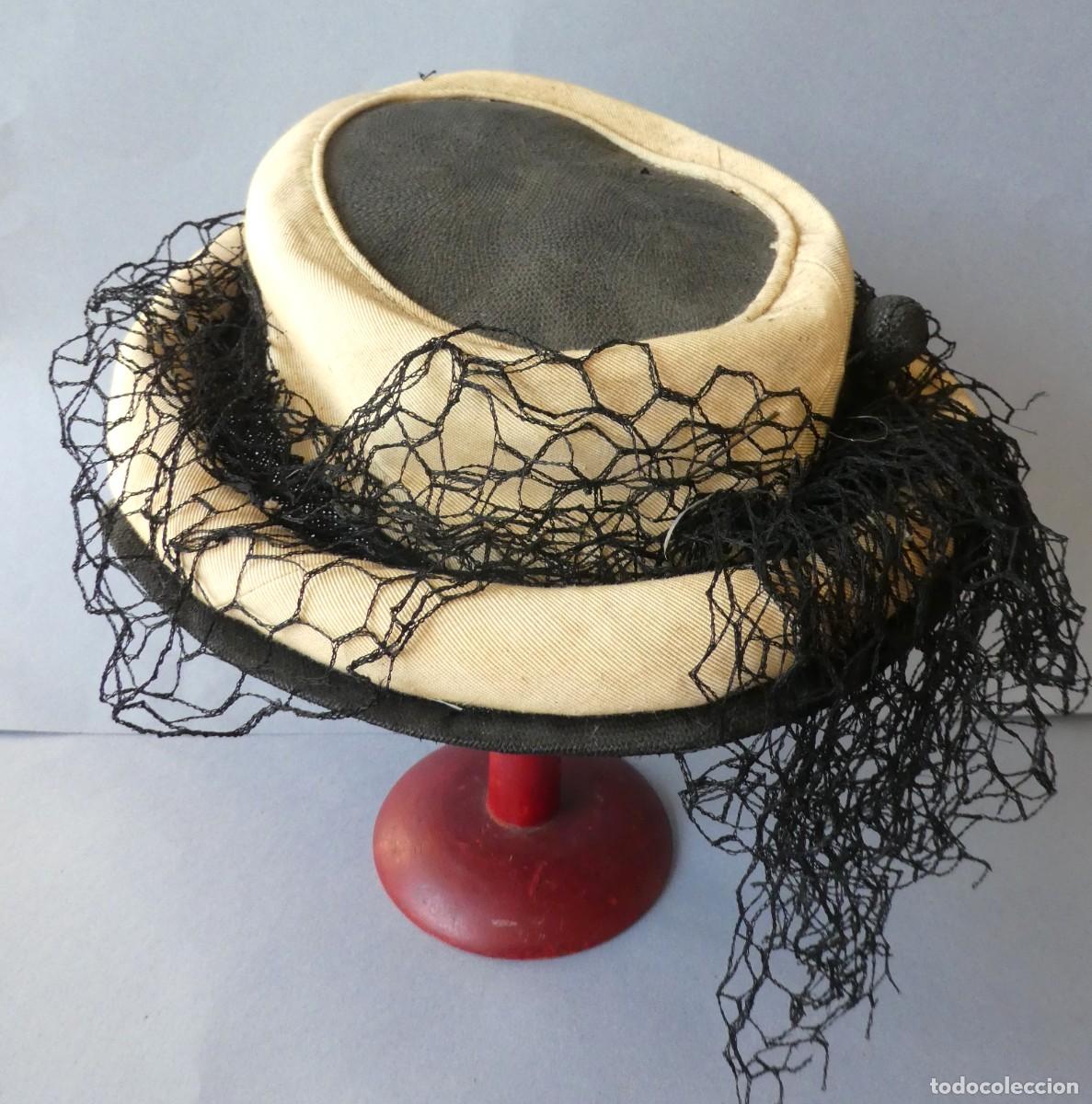 Antig&uuml;edades: ANTIGUO SOMBRERO PARA MUJER - Foto 1