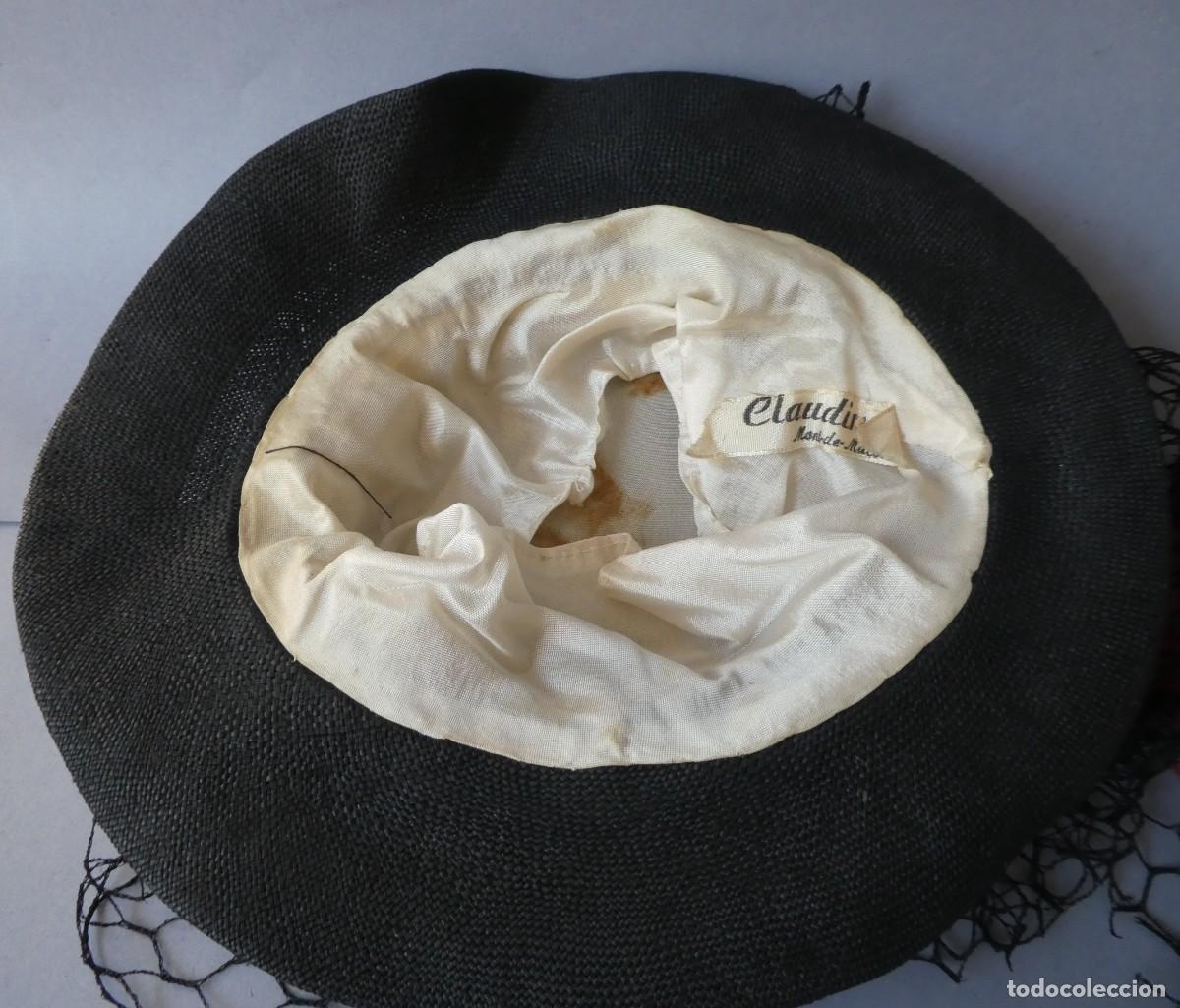 Antig&uuml;edades: ANTIGUO SOMBRERO PARA MUJER - Foto 2