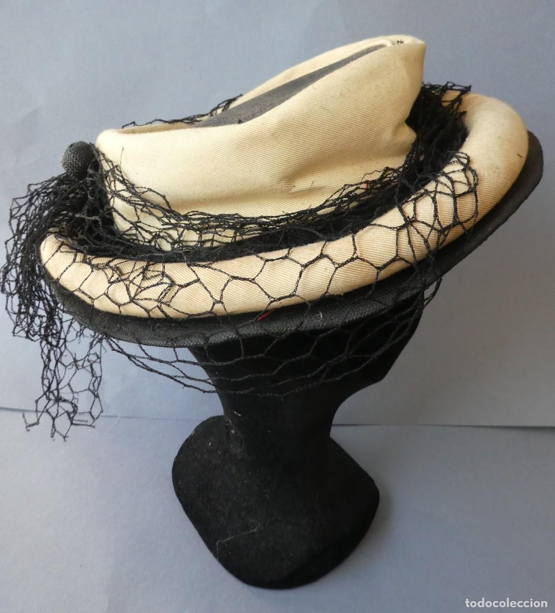 Antig&uuml;edades: ANTIGUO SOMBRERO PARA MUJER - Foto 5