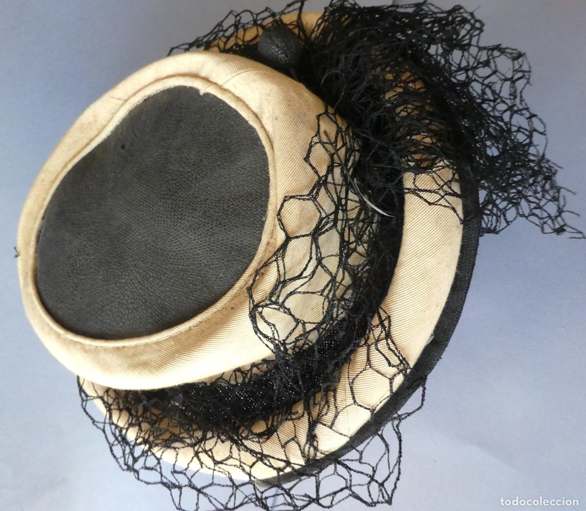 Antig&uuml;edades: ANTIGUO SOMBRERO PARA MUJER - Foto 7