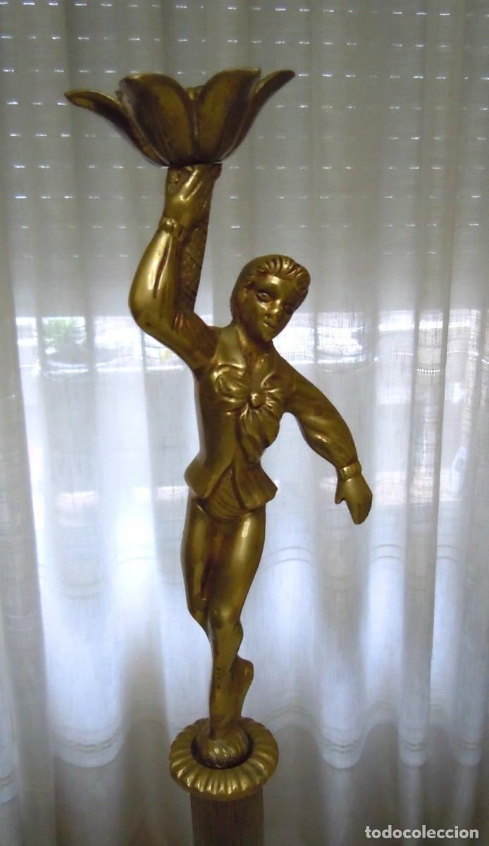 Antig&uuml;edades: Figura de bronce alto 55cm - Foto 4