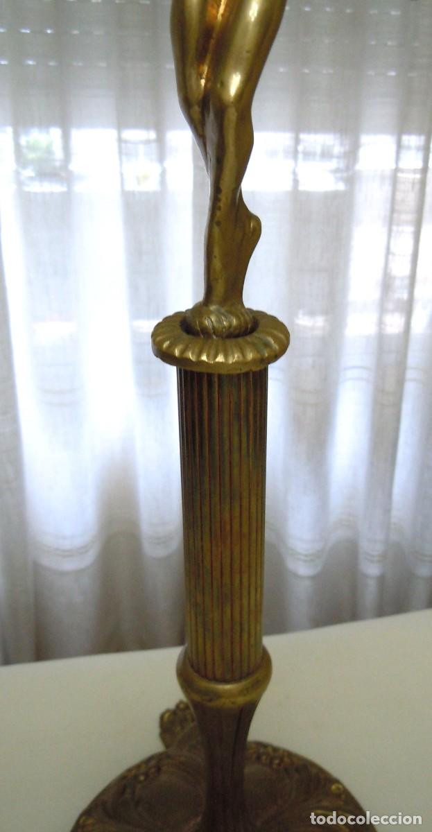 Antig&uuml;edades: Figura de bronce alto 55cm - Foto 6