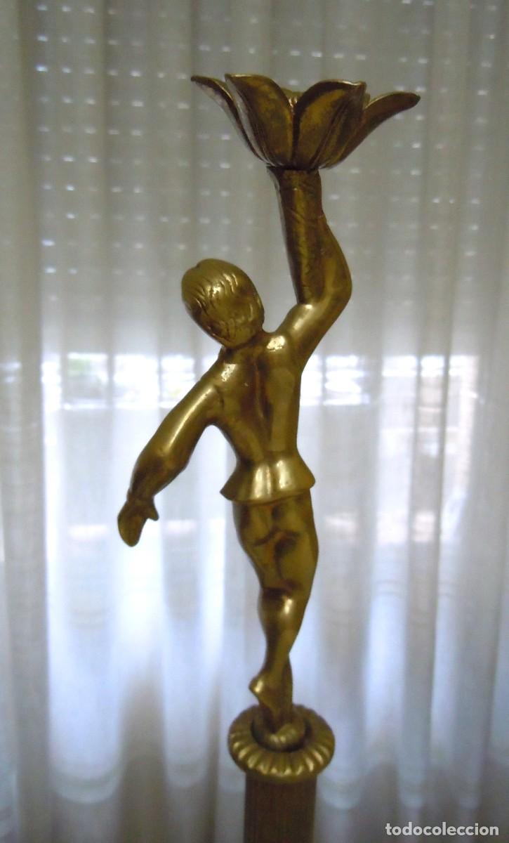 Antig&uuml;edades: Figura de bronce alto 55cm - Foto 8