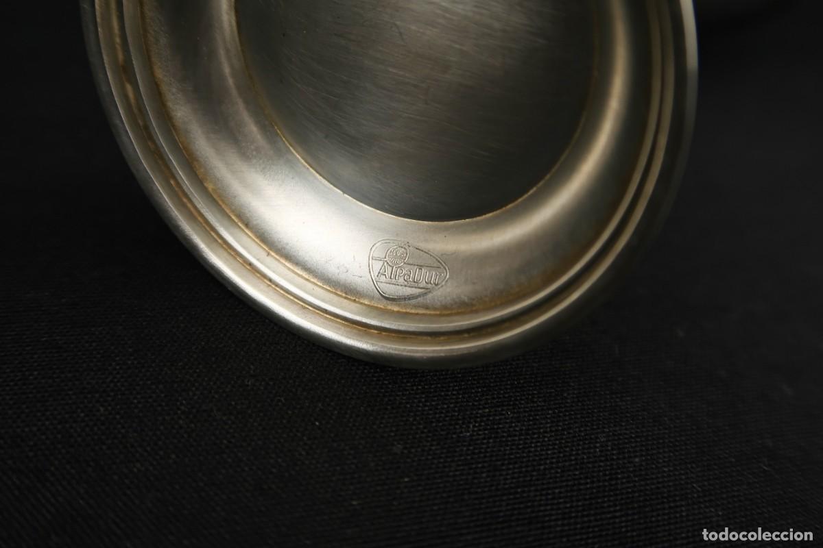 Antig&uuml;edades: Antigua Copa de Metal Plateado - Foto 14