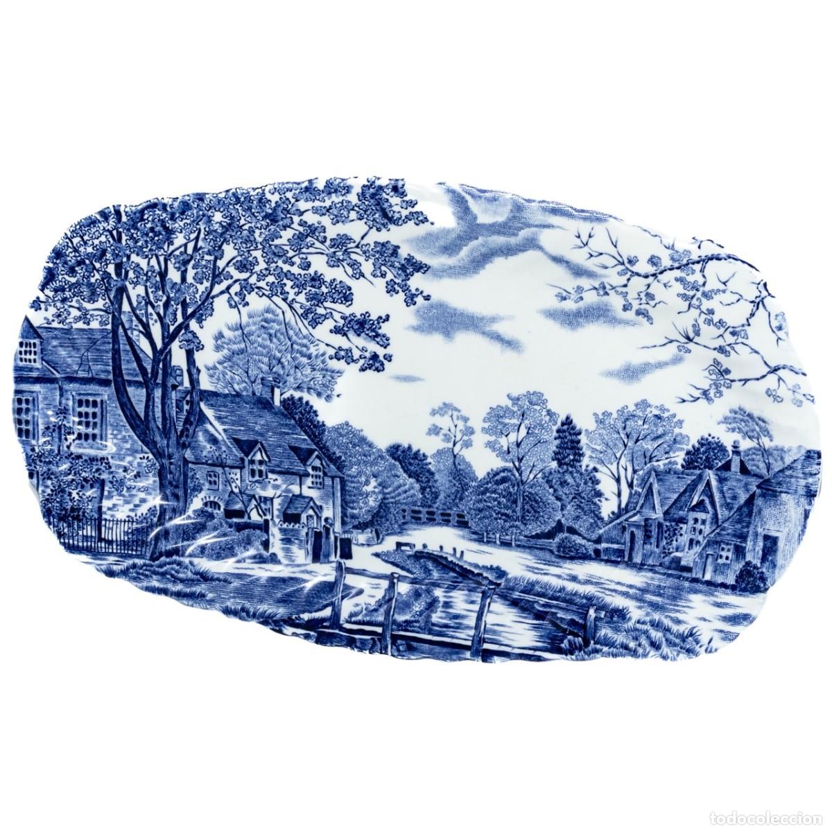 Antig&uuml;edades: Bandeja Porcelana Inglesa - Foto 1