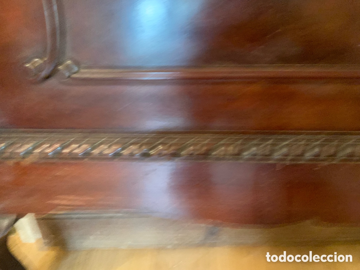 Antig&uuml;edades: Cabecero de caoba cama 150cm - Foto 3
