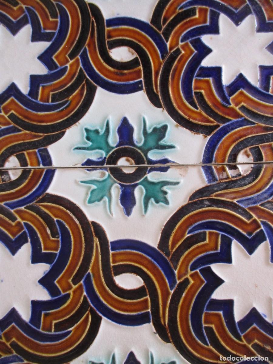 Antig&uuml;edades: Pareja de Azulejos Pickman - Foto 2
