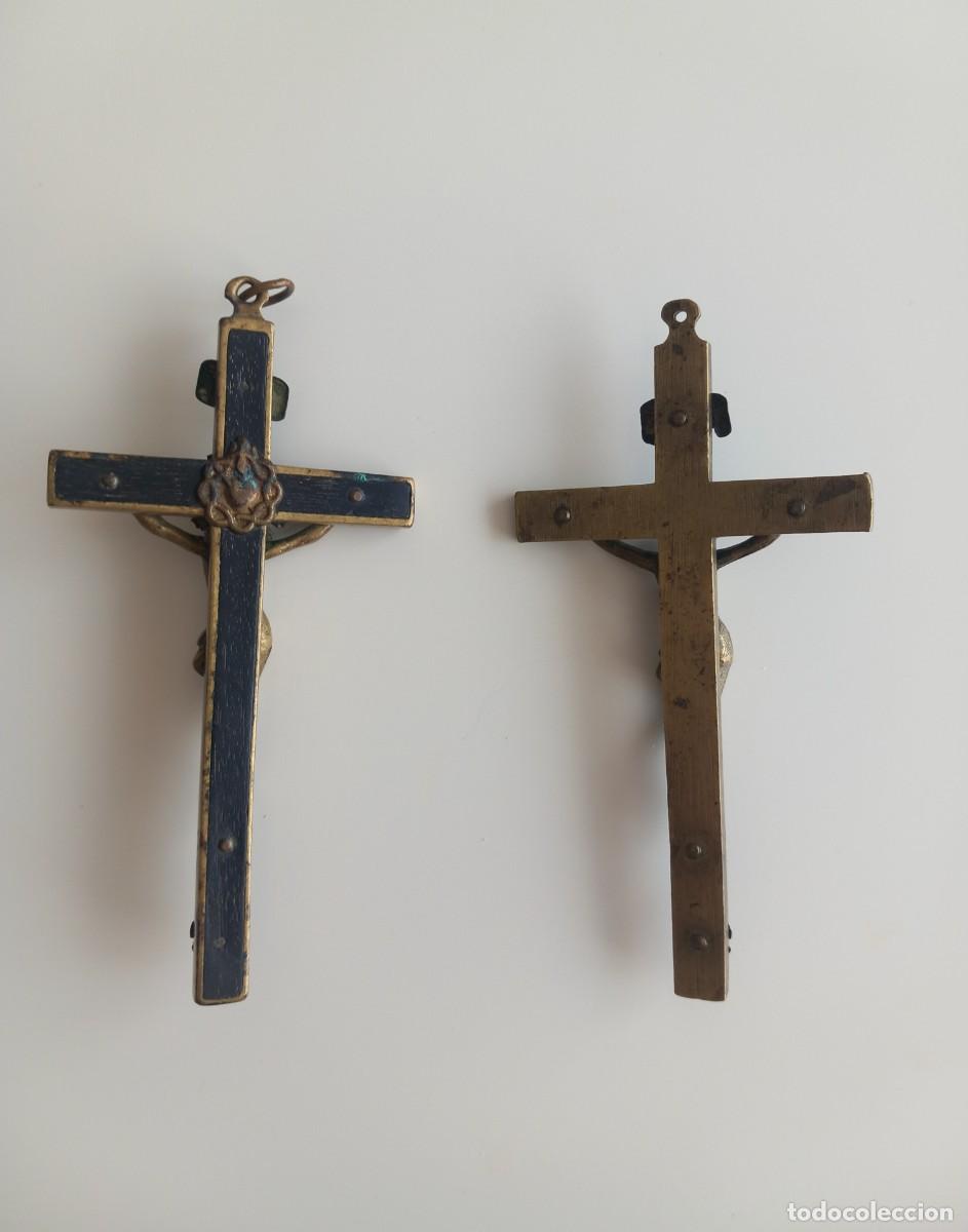 Antig&uuml;edades: DOS CRUCIFIJOS ANTIGUOS. - Foto 2