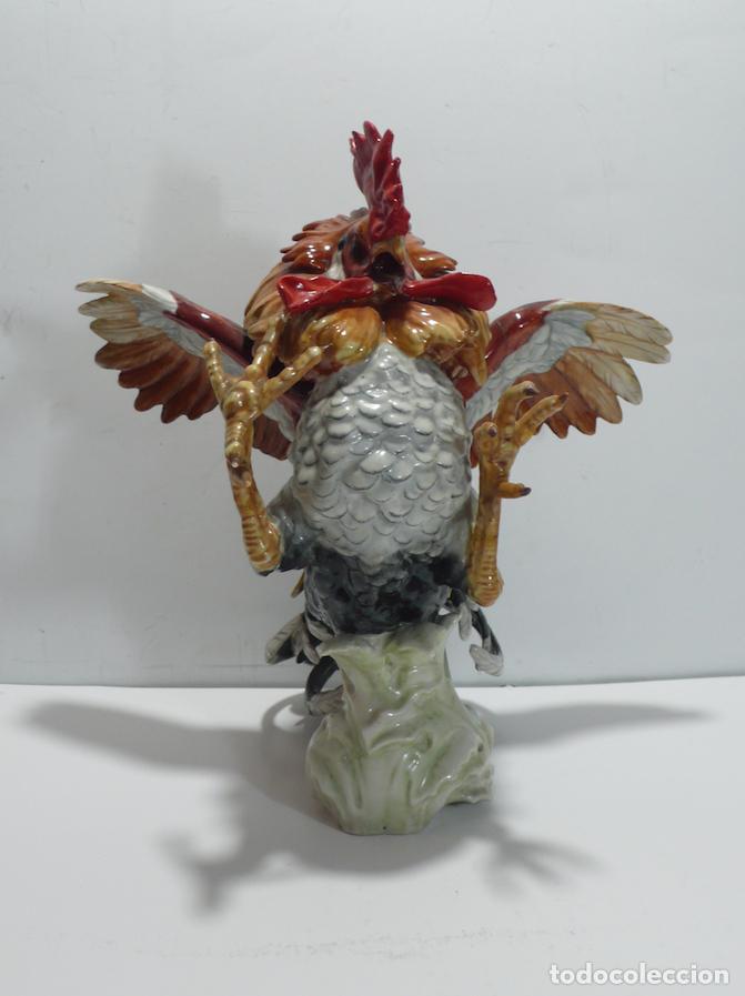 Antig&uuml;edades: GALLO DE PORCELANA ALGORA - Foto 3
