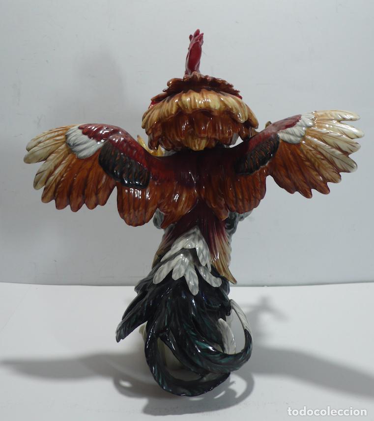 Antig&uuml;edades: GALLO DE PORCELANA ALGORA - Foto 4