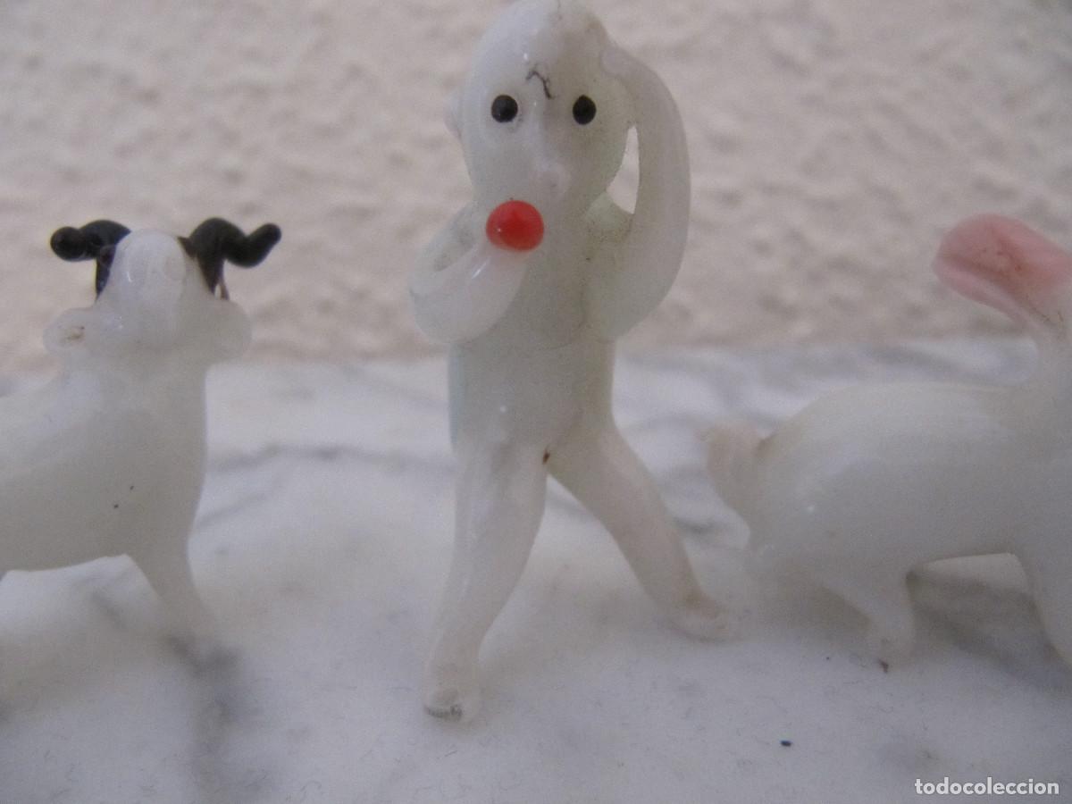 Antig&uuml;edades: LOTE ANIMALES DE MURANO - Foto 3
