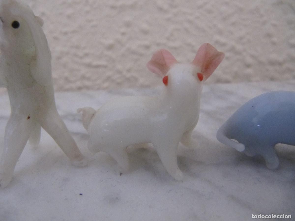 Antig&uuml;edades: LOTE ANIMALES DE MURANO - Foto 4