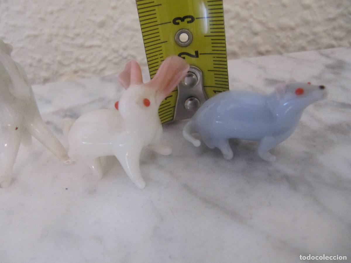 Antig&uuml;edades: LOTE ANIMALES DE MURANO - Foto 8