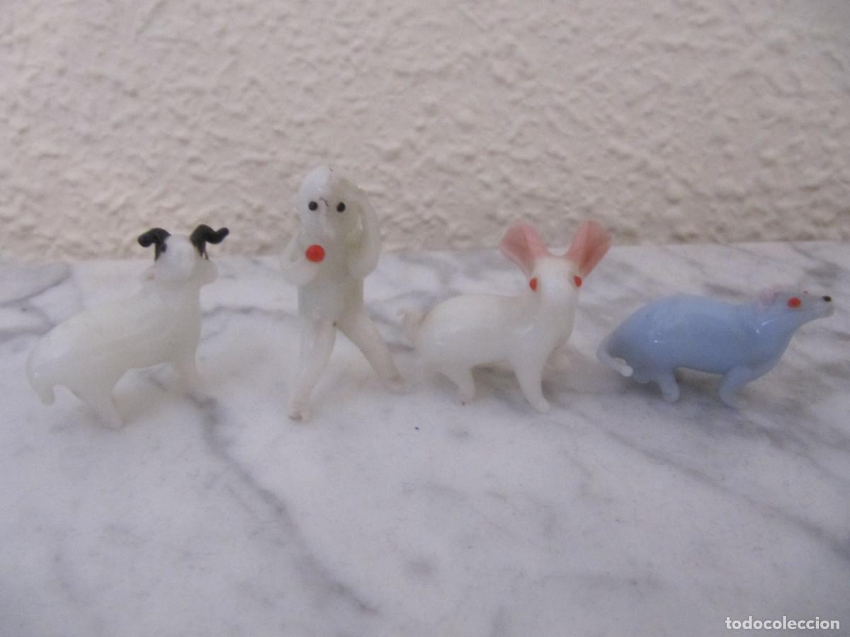 Antig&uuml;edades: LOTE ANIMALES DE MURANO - Foto 1