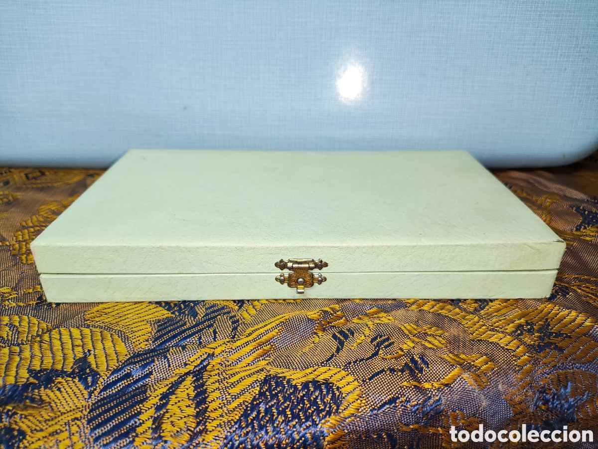 Antig&uuml;edades: PLATA. JUEGO DE CUBIERTOS EN ESTUCHE - Foto 3