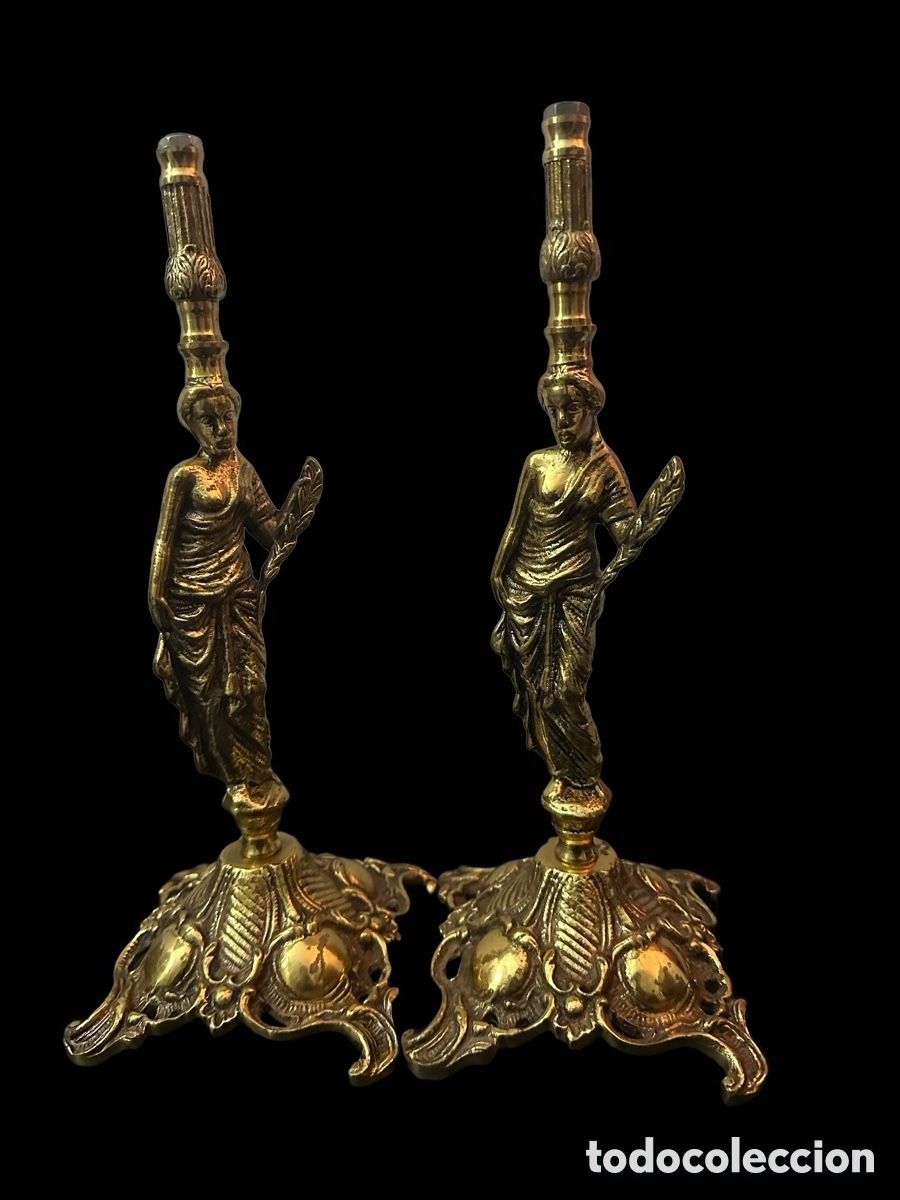 Antig&uuml;edades: Figuras antigua en forma de velas - Foto 3